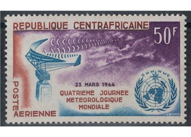 CENTRAL AFRICA 1964 Meteorological Day MNH**