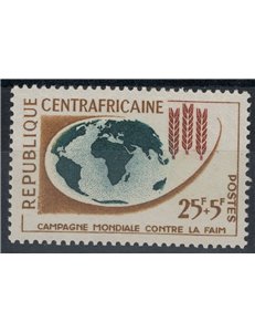 CENTRAL AFRICA 1963 Campaign against hunger MNH**