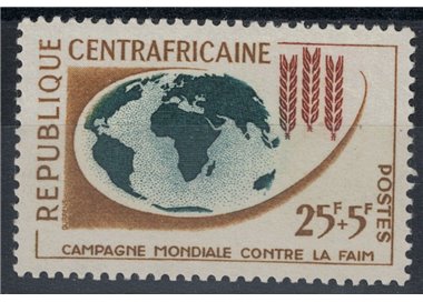 CENTRAL AFRICA 1963 Campaign against hunger MNH**