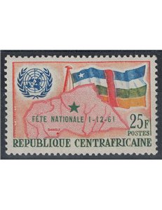 CENTRAL AFRICA 1961 National Day MNH**