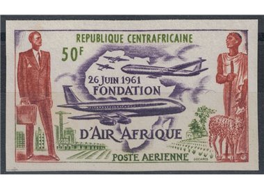 AFRICA CENTRALE 1962 Air Afrique (non dentellato) MNH**