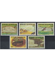 AFRICA CENTRALE 1983 Giornata dell'alimentazione 5v MNH**