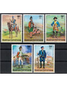 CENTRAL AFRICA 1976 Bicentenary of Independence 5v MNH**
