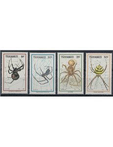 AFRICA DEL SUD (TRANSKEI) 1987 Fauna, ragni 4v MNH**
