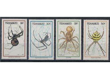 AFRICA DEL SUD (TRANSKEI) 1987 Fauna, ragni 4v MNH**