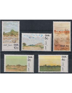SOUTH WEST AFRICA 1973 Paintings by Adolph Jentsch 5v MNH**