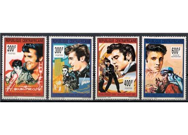 AFRICA CENTRALE 1993 Elvis Presley 4v MNH**