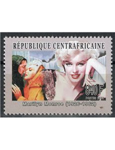 CENTRAL AFRICA 2003 Marilyn Monroe MNH**