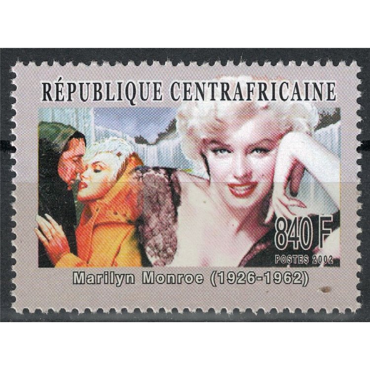 CENTRAL AFRICA 2003 Marilyn Monroe MNH**