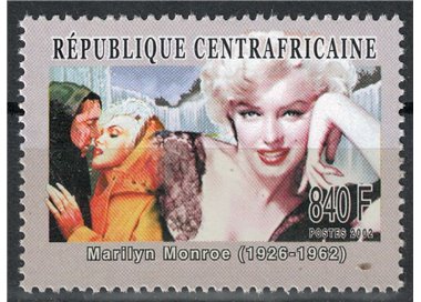 AFRICA CENTRALE 2003 Marilyn Monroe MNH**
