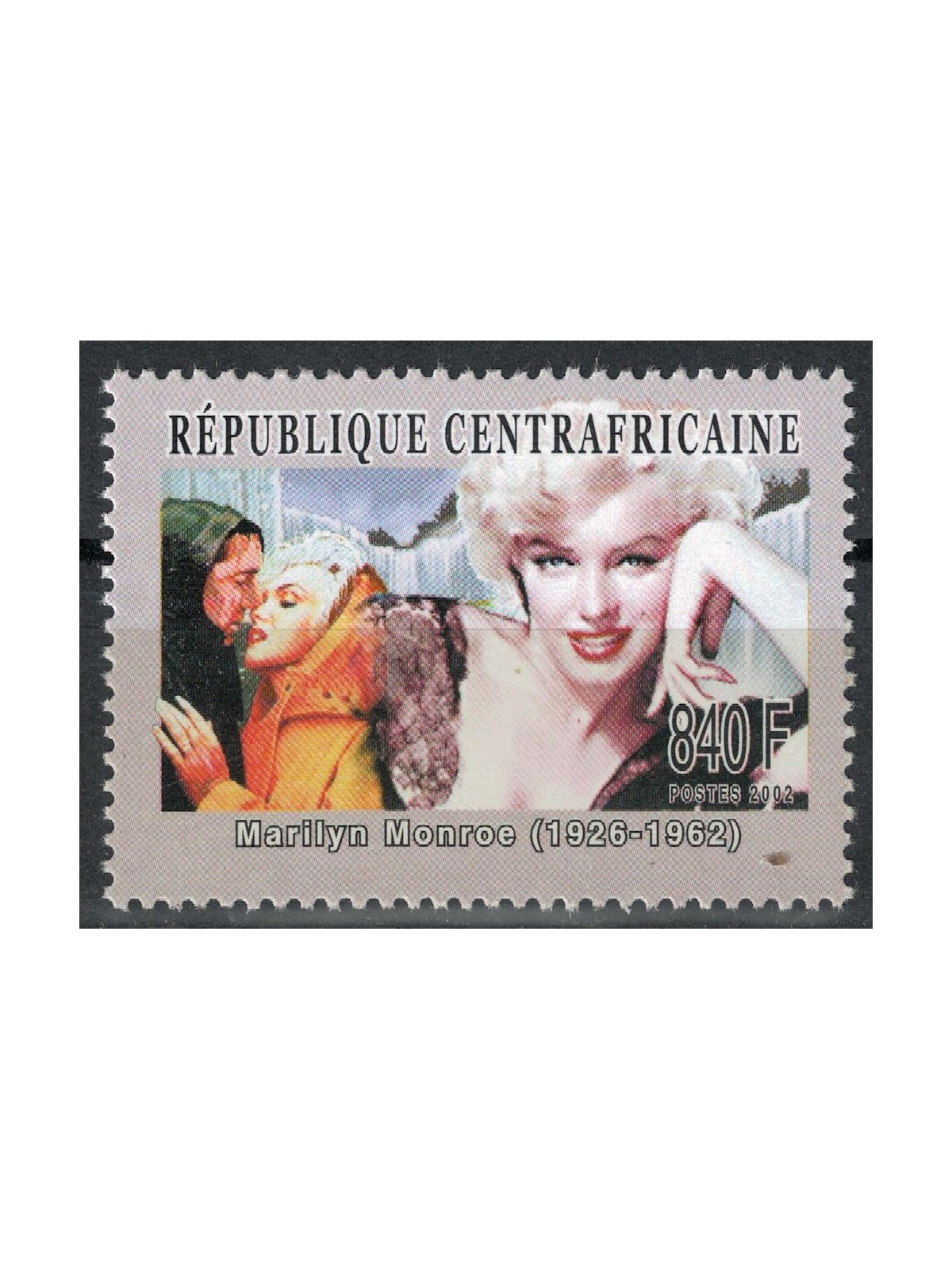 AFRICA CENTRALE 2003 Marilyn Monroe MNH**