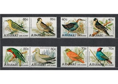 AITUTAKI 1982 Birds of the Pacific (III) 8v MNH**