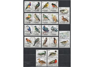 AITUTAKI 1981 Fauna, uccelli 24v MNH**