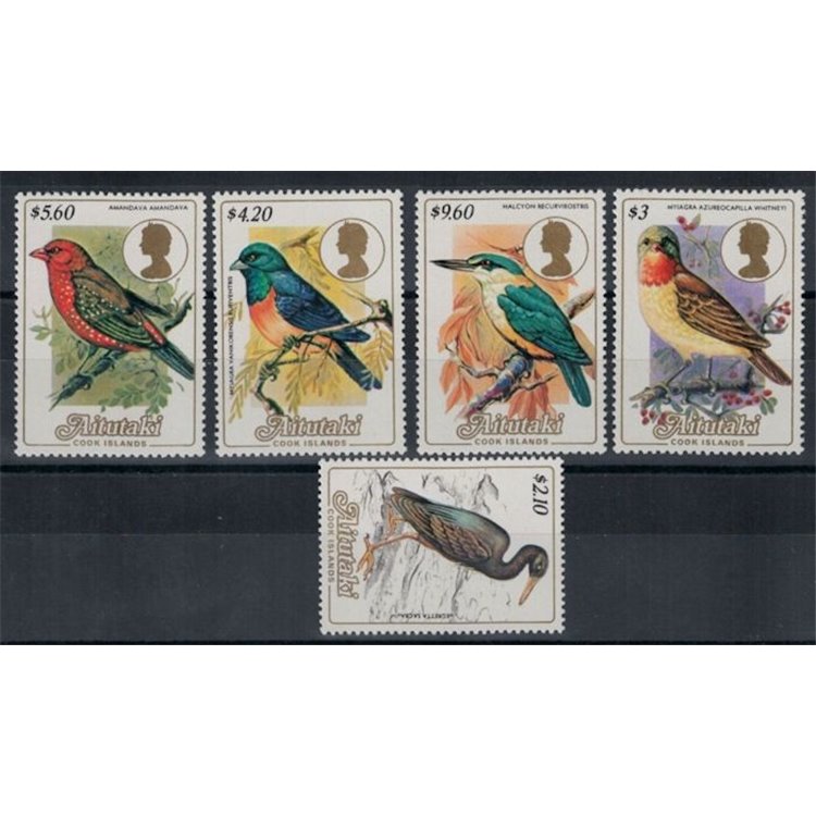 AITUTAKI 1984 Fauna, birds 5v MNH**