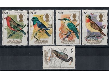 AITUTAKI 1984 Fauna, uccelli 5v MNH**