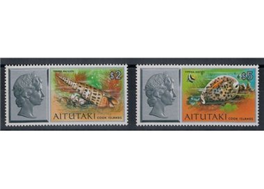 AITUTAKI 1975 Shells 2v MNH**