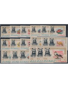 AJMAN 1964 Ordinary series 18v MNH**