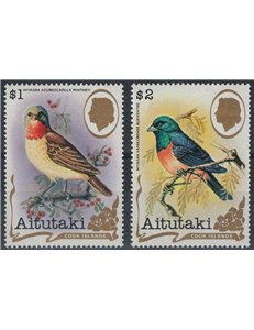 AITUTAKI 1982 Birds of the Pacific (IV) 2v MNH**