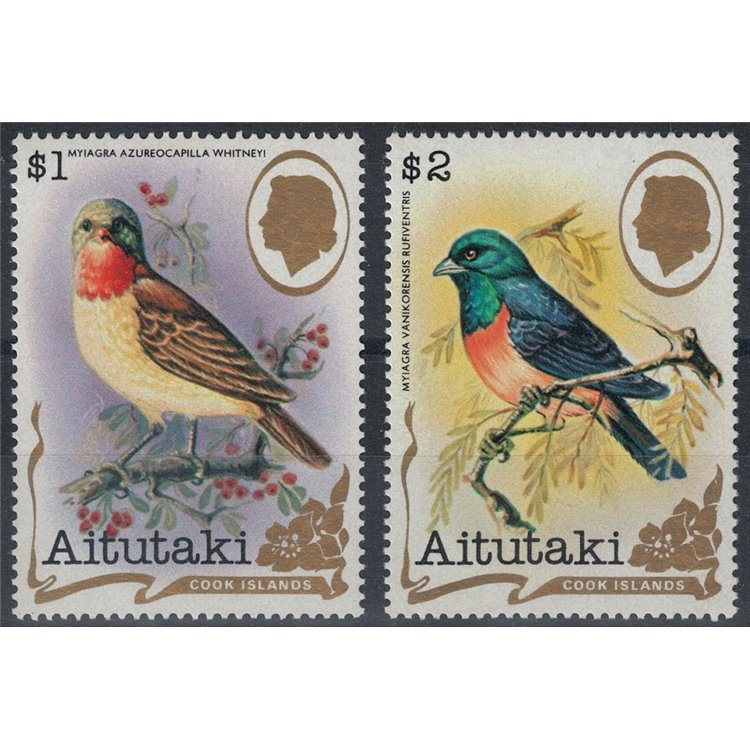 AITUTAKI 1982 Birds of the Pacific (IV) 2v MNH**