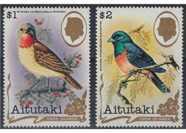AITUTAKI 1982 Uccelli del Pacifico (IV) 2v MNH**