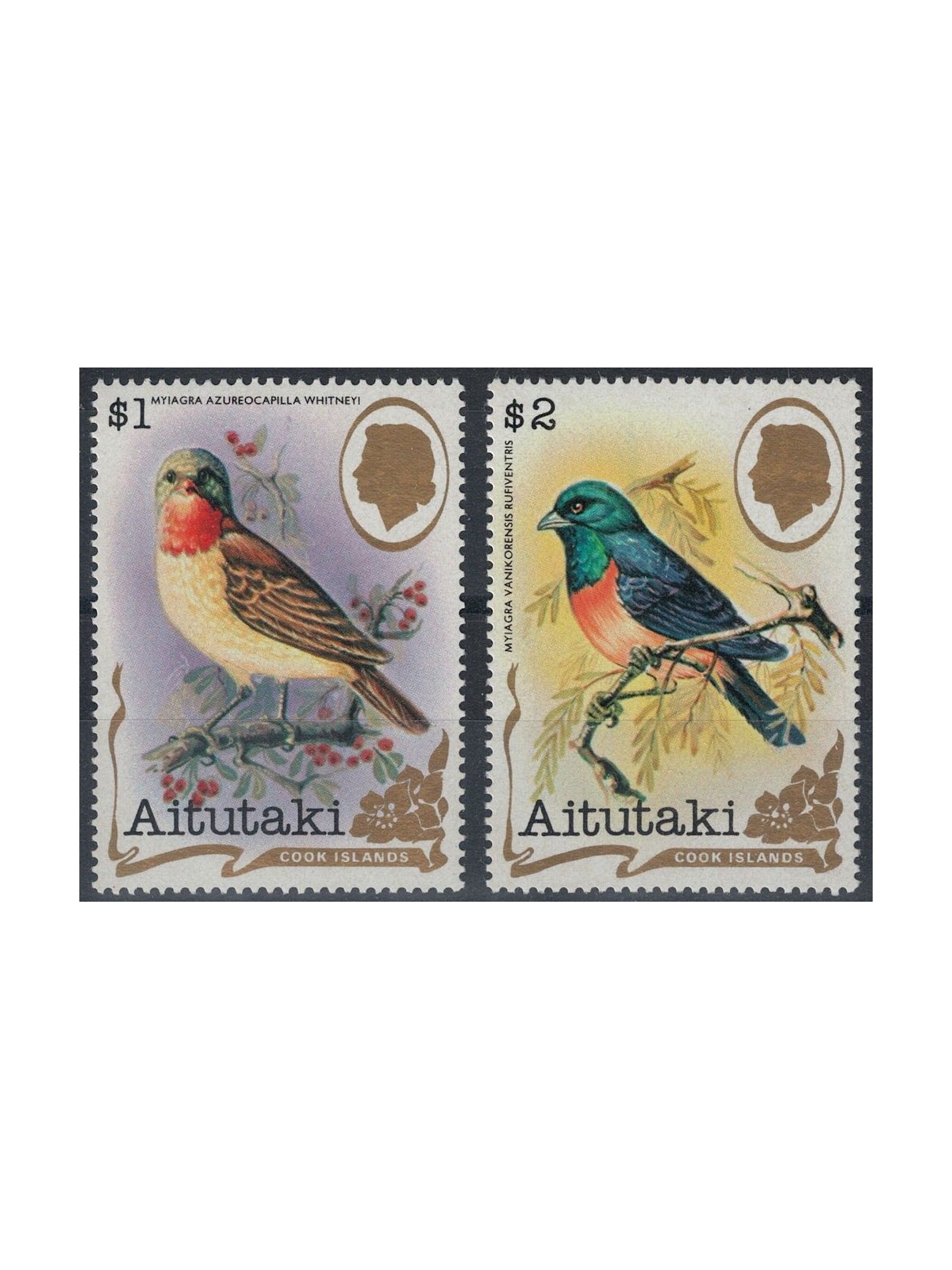 AITUTAKI 1982 Birds of the Pacific (IV) 2v MNH**