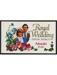 AITUTAKI 1981 Carlo e Diana, Royal Wedding LB MNH**