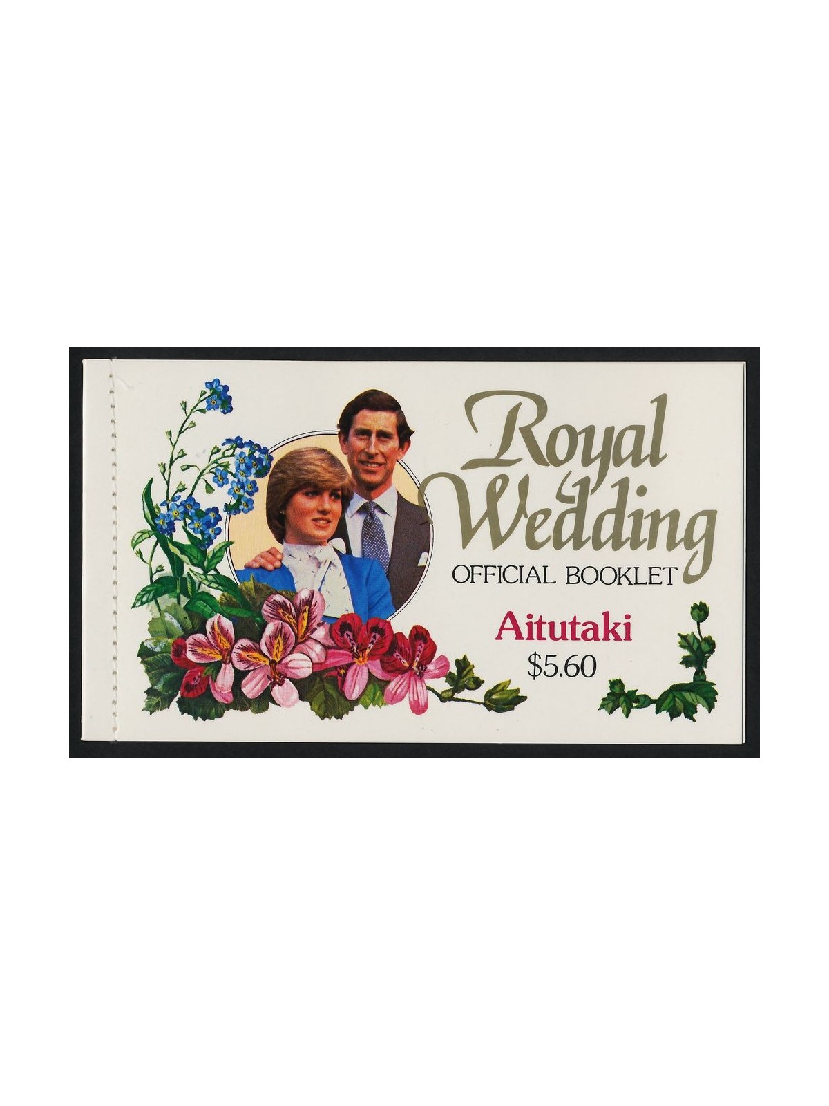 AITUTAKI 1981 Carlo e Diana, Royal Wedding LB MNH**