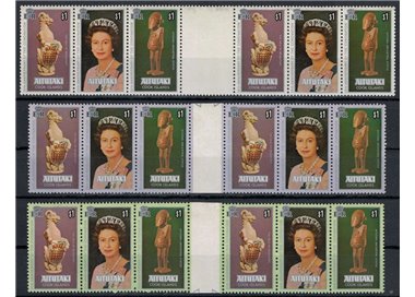 AITUTAKI 1978 Silver Jubilee 18v MNH**