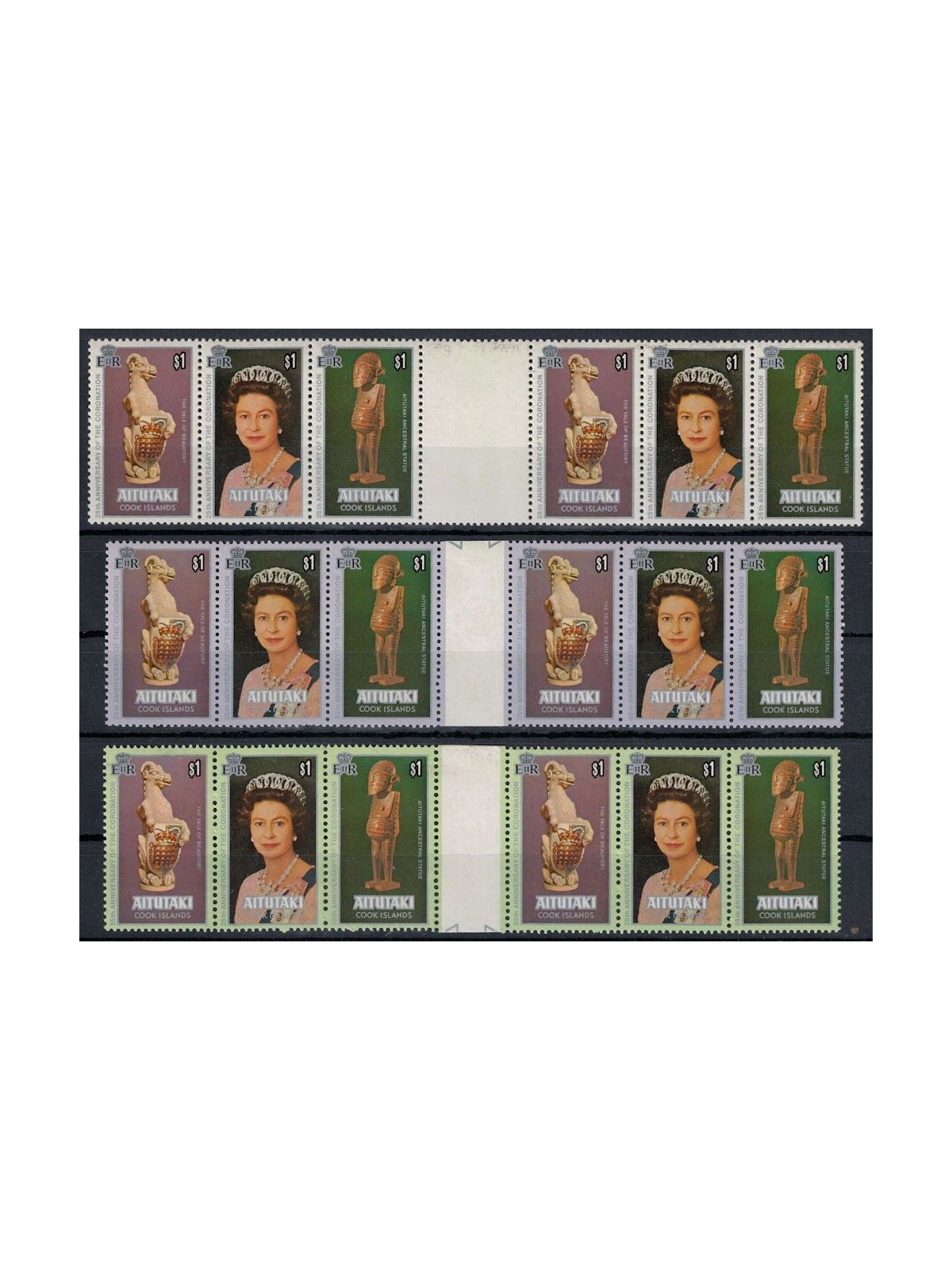 AITUTAKI 1978 Silver Jubilee 18v MNH**
