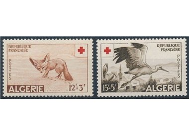 ALGERIA 1957 Pro Croce Rossa 2v MNH**