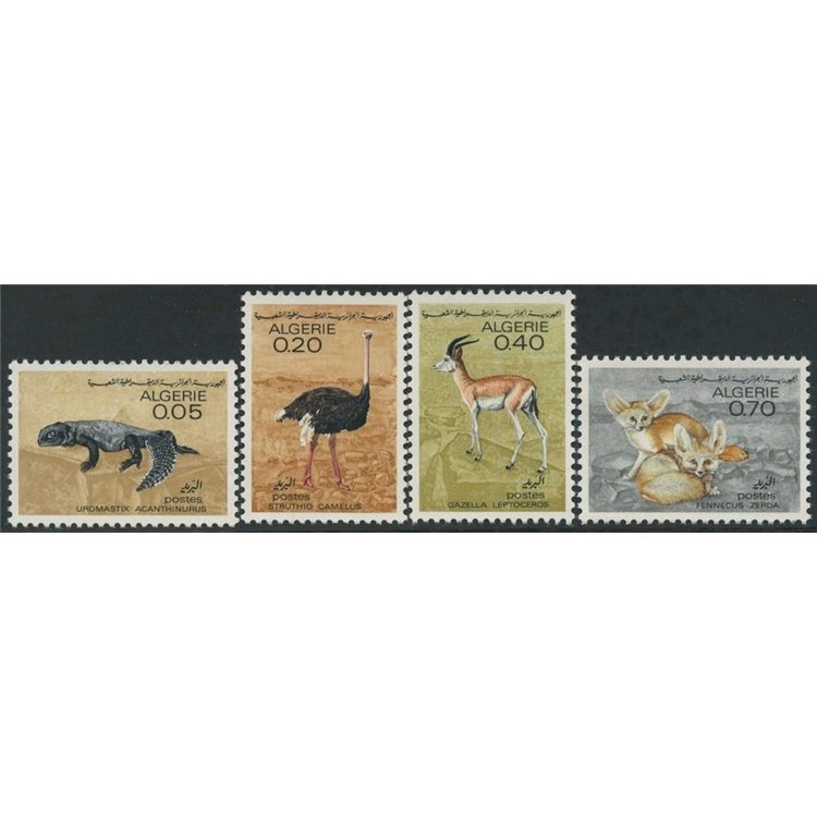 ALGERIA 1967 Saharan fauna 4v MNH**