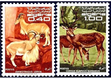 ALGERIA 1968 Fauna, animali 2v MNH**