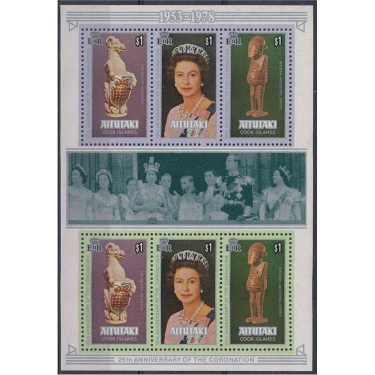 AITUTAKI 1978 Silver Jubilee s/s MNH**