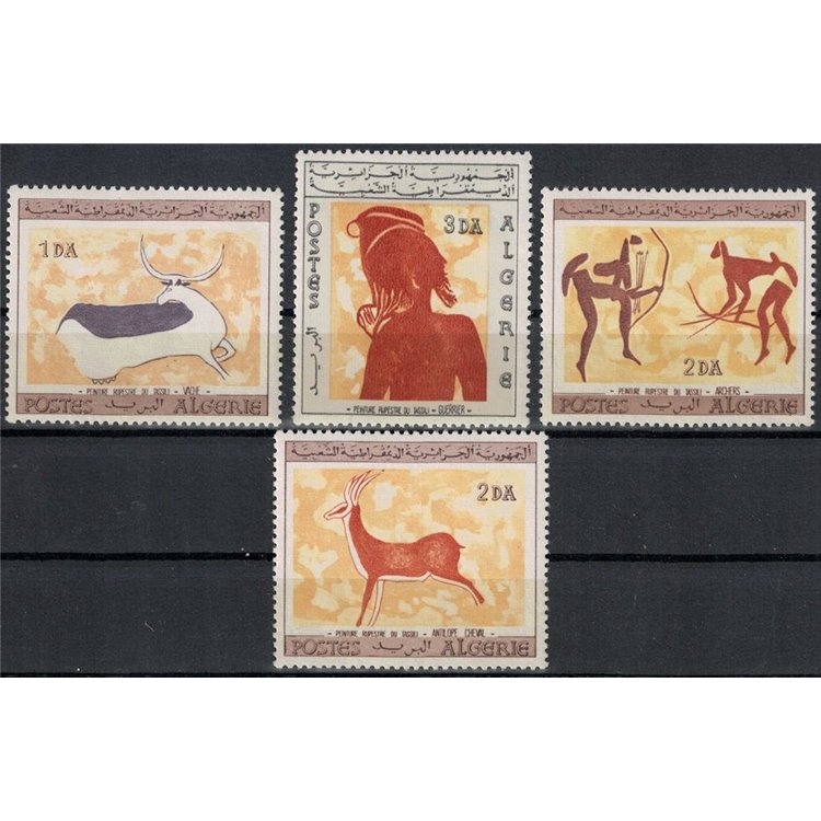 ALGERIA 1967 Pitture rupestri del Tassili 4v MNH**