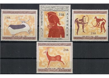 ALGERIA 1967 Tassili Rock Paintings 4v MNH**