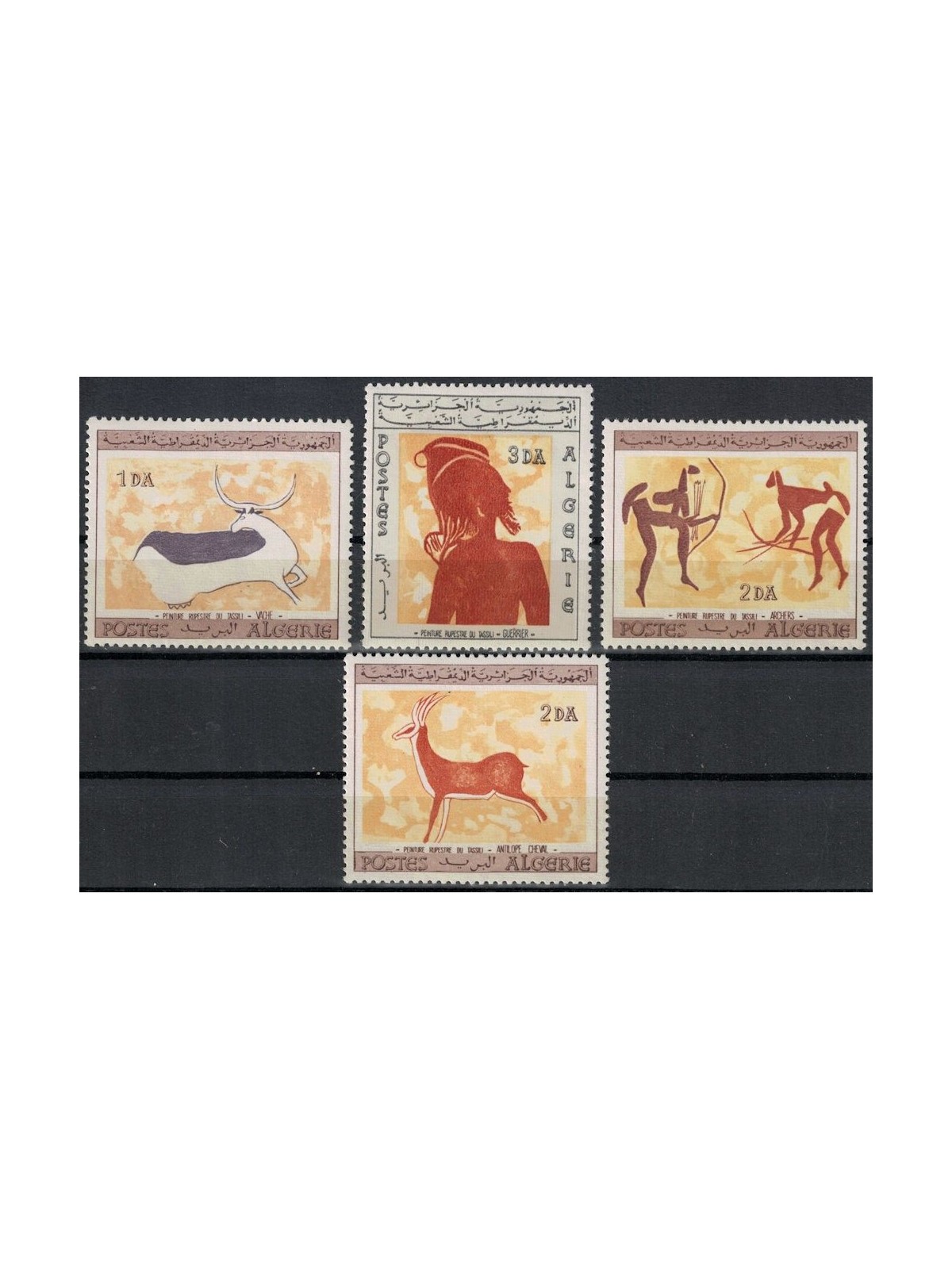 ALGERIA 1967 Pitture rupestri del Tassili 4v MNH**