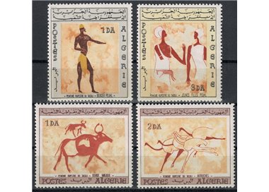 ALGERIA 1966 Pitture rupestri del Tassili 4v MNH**