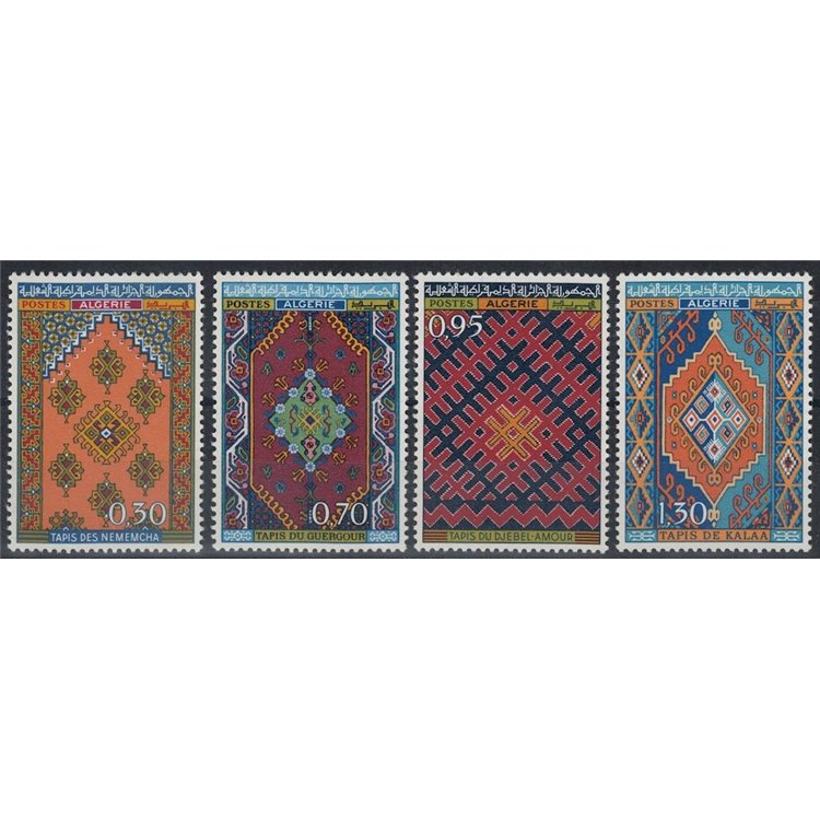 ALGERIA 1968 Carpets 4v MNH**