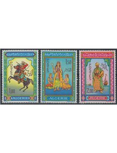 ALGERIA 1966 Miniatures by Mohammed Racim 3v MNH**