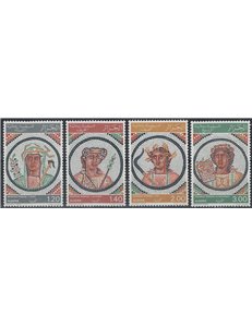 ALGERIA 1977 Mosaici romani 4v MNH**