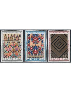 ALGERIA 1973 Ricami algerini 3v MNH**