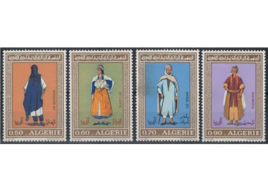ALGERIA 1972 Costumi algerini 4v MNH**