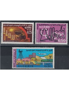 ALGERIA 1970 Piano quadriennale 3v MNH**
