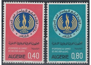 ALGERIA 1973 Non-Aligned Movement 2v MNH**