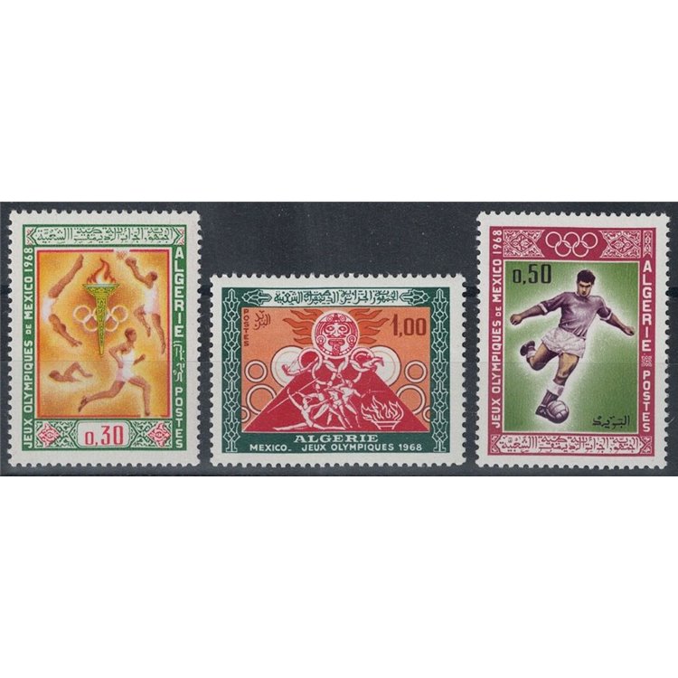 ALGERIA 1968 Giochi olimpici 3v MNH**