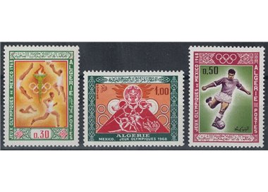 ALGERIA 1968 Giochi olimpici 3v MNH**