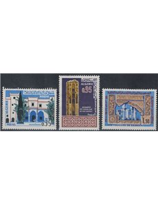 ALGERIA 1967 Arte musulmana 3v MNH**