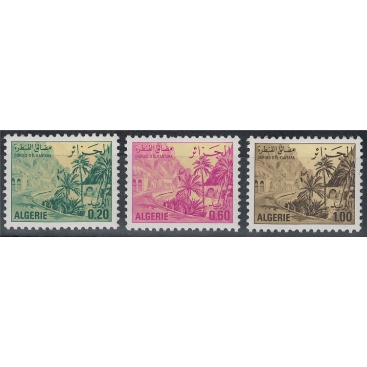 ALGERIA 1977 El-Kantara Gorge 3v MNH**