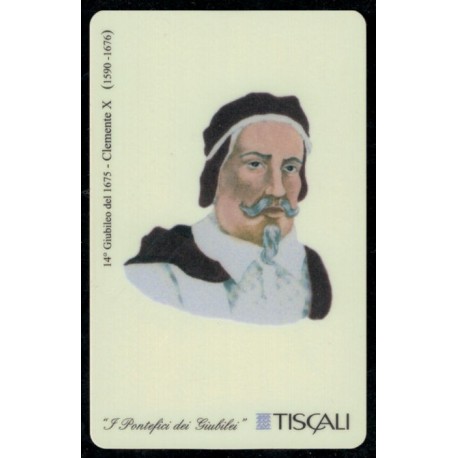 TISCALI TELEPHONE CARD No. 182 CLEMENT X