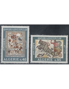ALGERIA 1968 Roman mosaics 2v MNH**